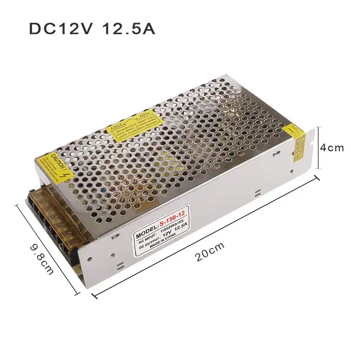 150W Aluminum Switching Power Supply