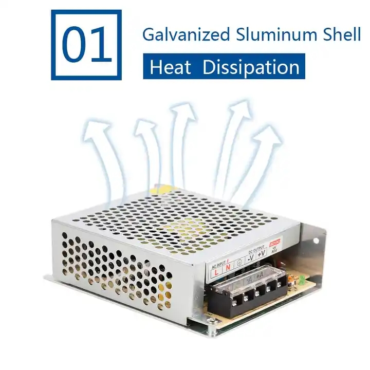 60W Aluminum Switching Power Supply