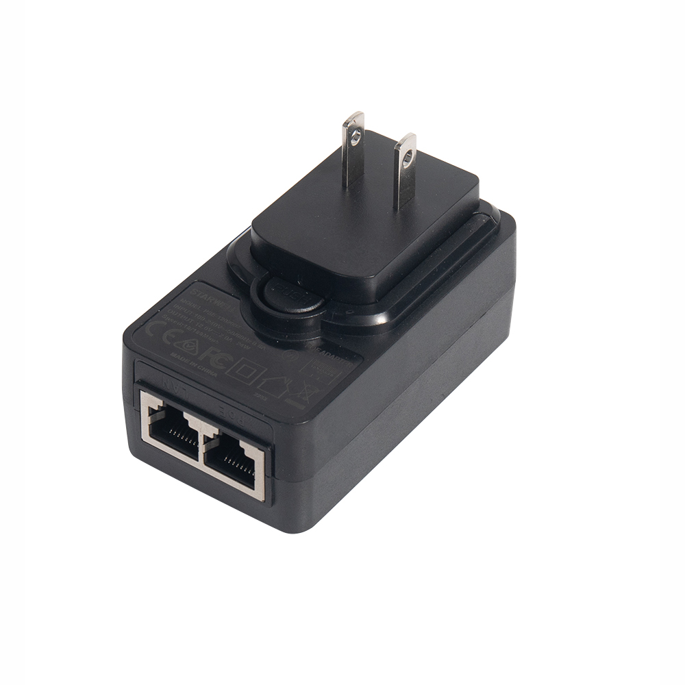 24W Detachable Plug POE Injector